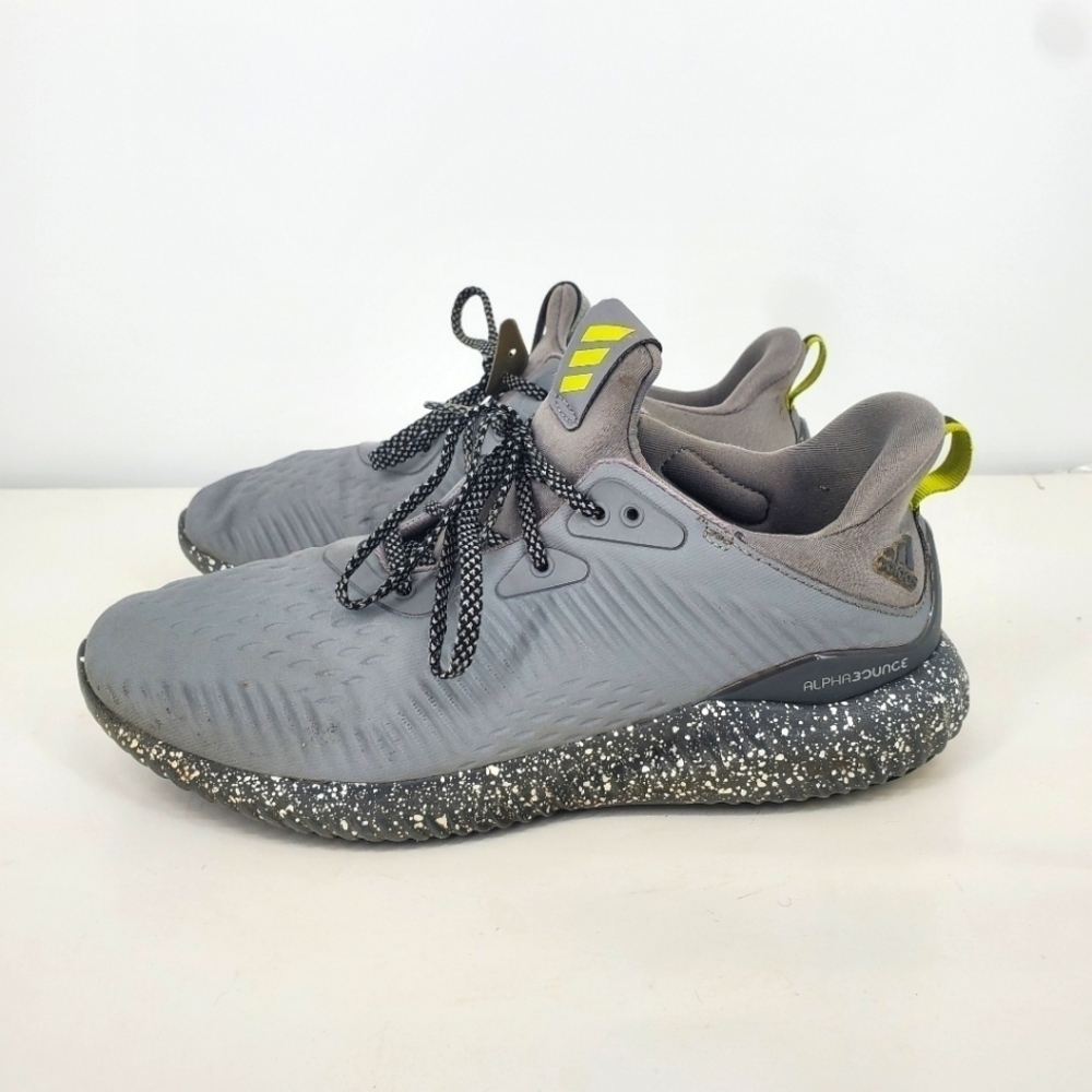 Adidas Alphabounce All Terrain Tennis Shoes Men 7 Sneakers Grey 1Y3001